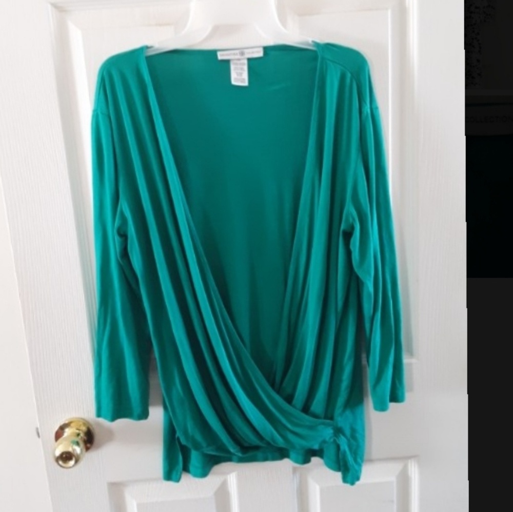 Teal shirt